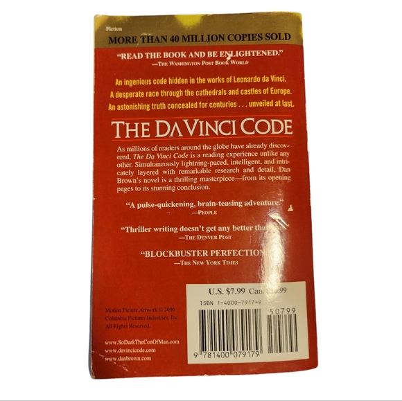 The DaVinci Code by Dan Brown - Picture 2 of 6